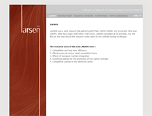 Tablet Screenshot of gis-larsen.org